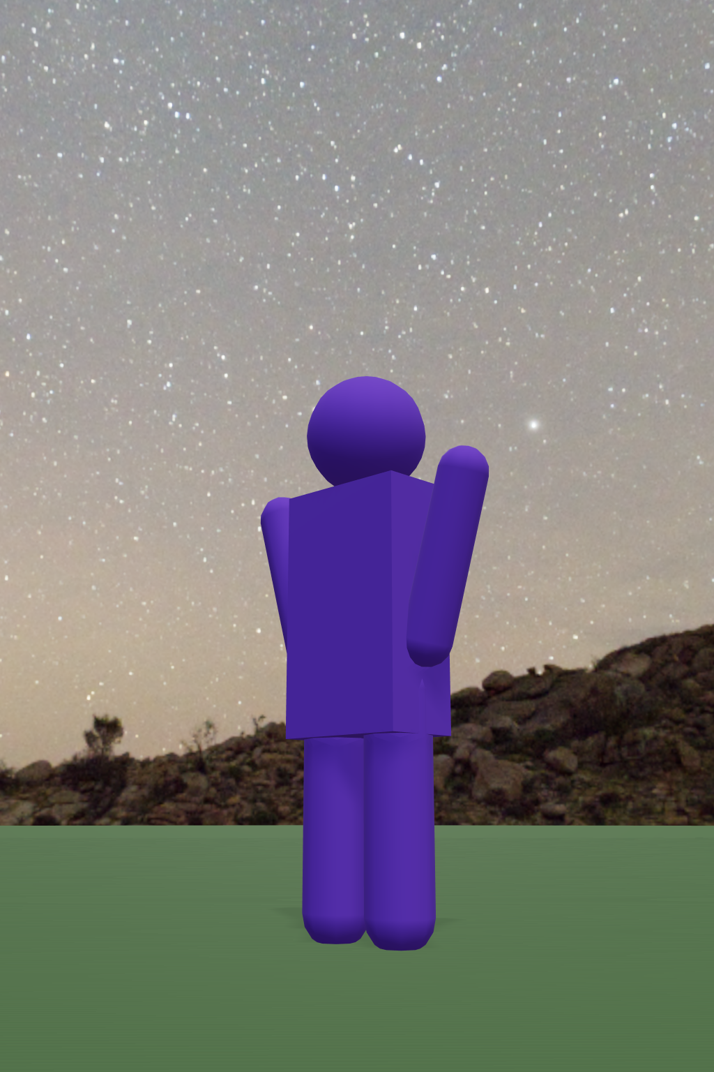 Original sky before enhancement